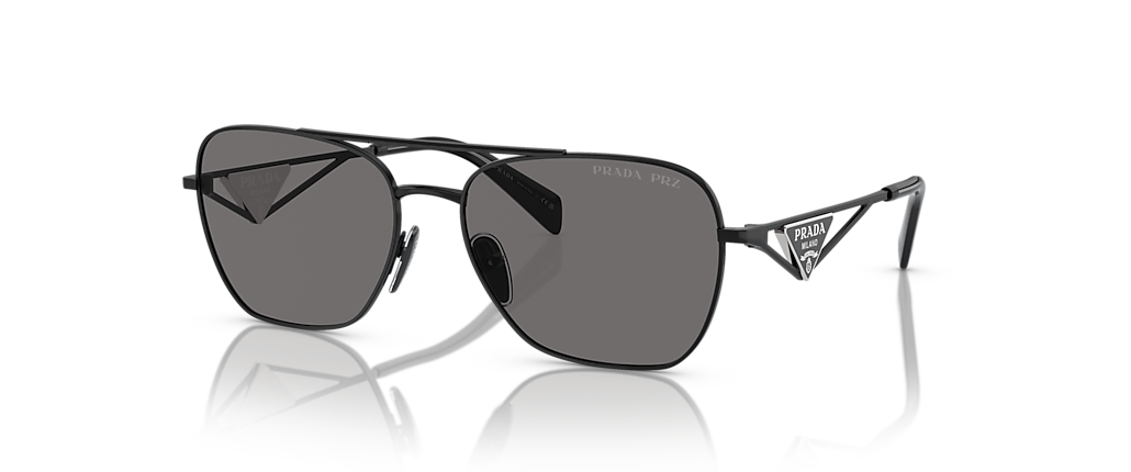 Prada PR A50S Metal Black Sunglasses Prada PR A50S Metal Black Sunglasses