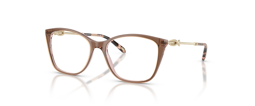 Tiffany & Co. TF2160B Brown On Pink Grey Frames