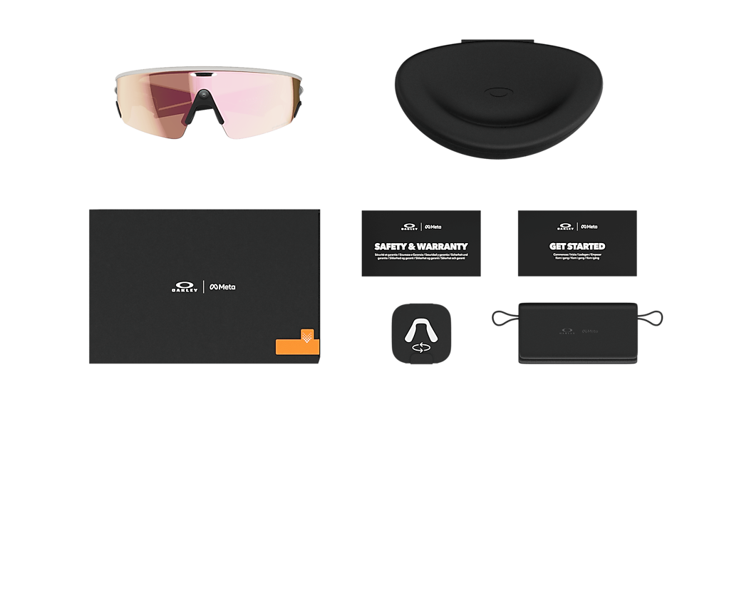 Oakley Oakley Meta Vanguard White Ray-Ban Meta Smart Glasses