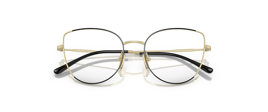 Vogue Eyewear VO4298T Top Black/Light Gold Frames Vogue Eyewear VO4298T Top Black/Light Gold Frames