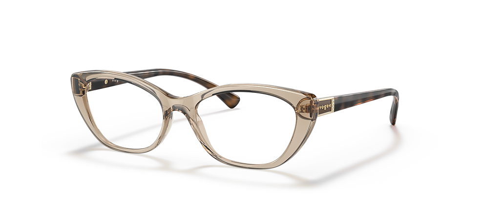 Vogue Eyewear VO5425B Transparent Light Brown Frames Vogue Eyewear VO5425B Transparent Light Brown Frames