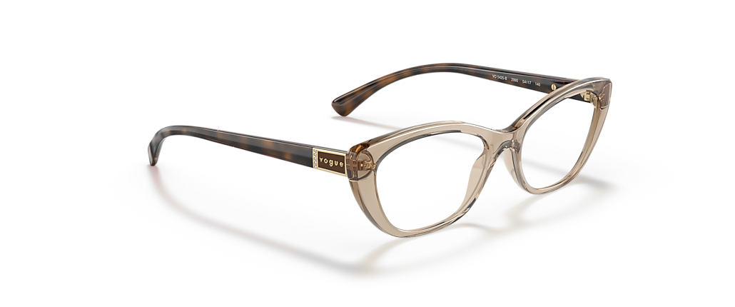 Vogue Eyewear VO5425B Transparent Light Brown Frames Vogue Eyewear VO5425B Transparent Light Brown Frames