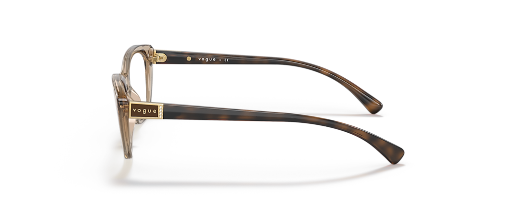 Vogue Eyewear VO5425B Transparent Light Brown Frames Vogue Eyewear VO5425B Transparent Light Brown Frames