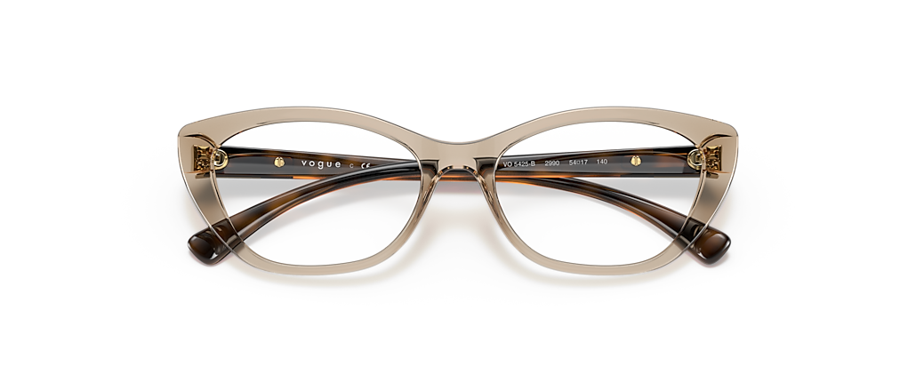 Vogue Eyewear VO5425B Transparent Light Brown Frames Vogue Eyewear VO5425B Transparent Light Brown Frames
