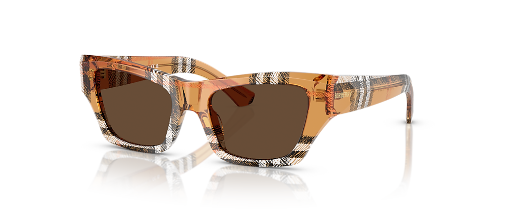 Burberry BE4441U Check Sand Sunglasses Burberry BE4441U Check Sand Sunglasses