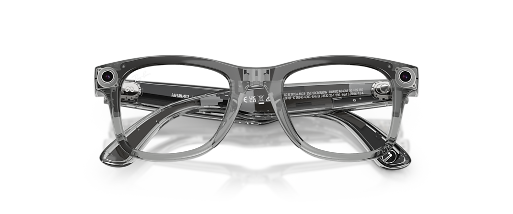 Ray-Ban Ray-Ban Meta Wayfarer Transparent Grey Ray-Ban Meta Smart Glasses