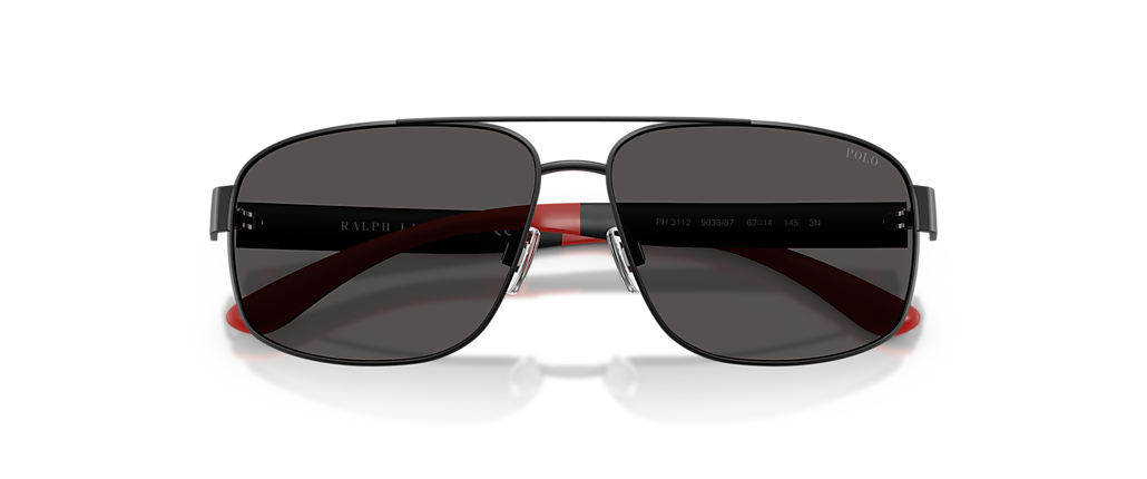 Polo Ralph Lauren PH3112 Matte Black Sunglasses