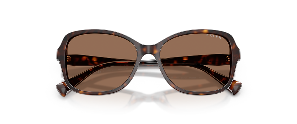 Ralph RA5351U Shiny Dark Havana Sunglasses