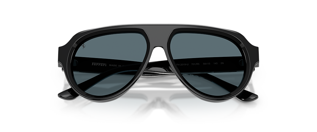 Ferrari FH2019U Shiny Black Sunglasses Ferrari FH2019U Shiny Black Sunglasses