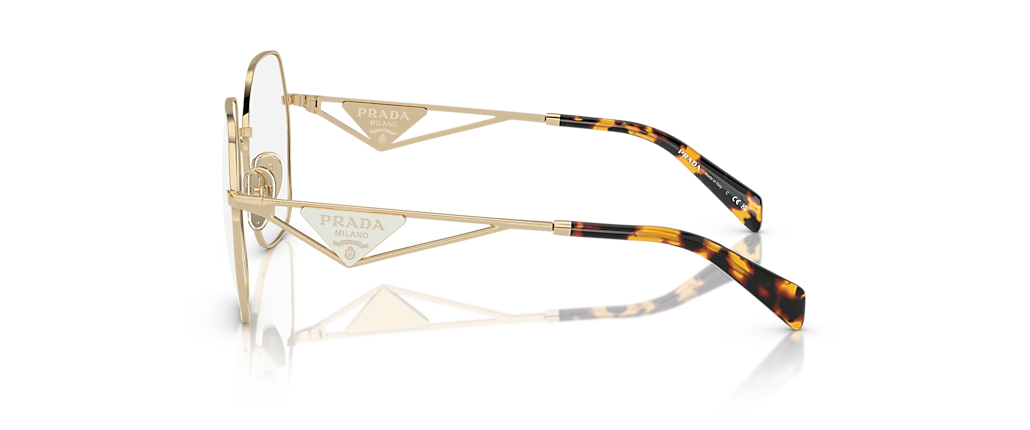 Prada PR 59ZV Pale Gold Frames