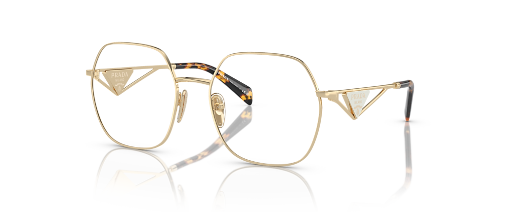 Prada PR 59ZV Pale Gold Frames