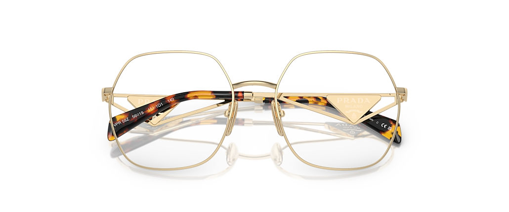Prada PR 59ZV Pale Gold Frames