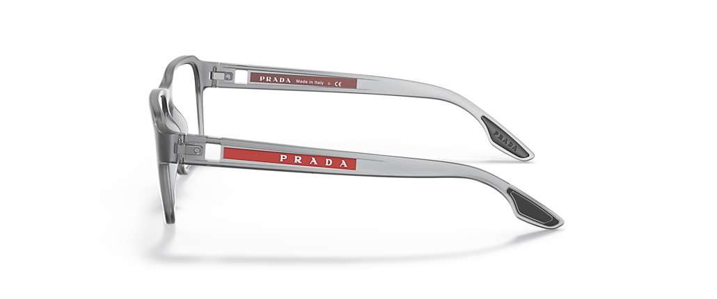 Prada Linea Rossa PS 04NV Grey Transparent Rubber Frames Prada Linea Rossa PS 04NV Grey Transparent Rubber Frames