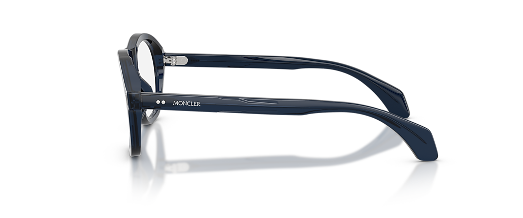 Moncler ME2025U Shiny Transparent Dark Blue Frames
