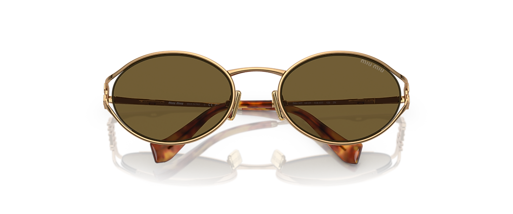 Miu Miu MU 52YS Brass Gold Sunglasses