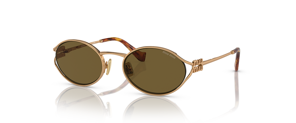 Miu Miu MU 52YS Brass Gold Sunglasses