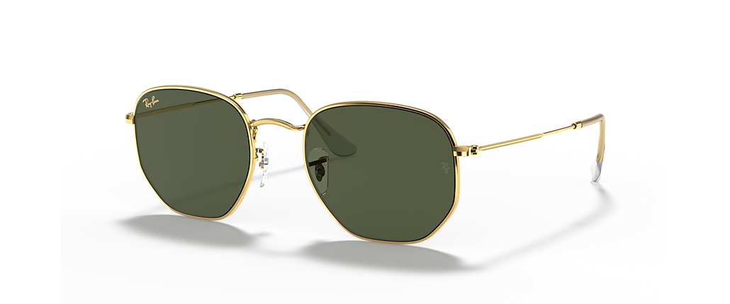 Ray-Ban RB3548 Hexagonal Gold Sunglasses Ray-Ban RB3548 Hexagonal Gold Sunglasses