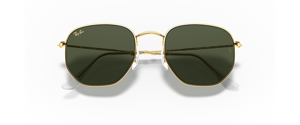 Ray-Ban RB3548 Hexagonal Gold Sunglasses Ray-Ban RB3548 Hexagonal Gold Sunglasses