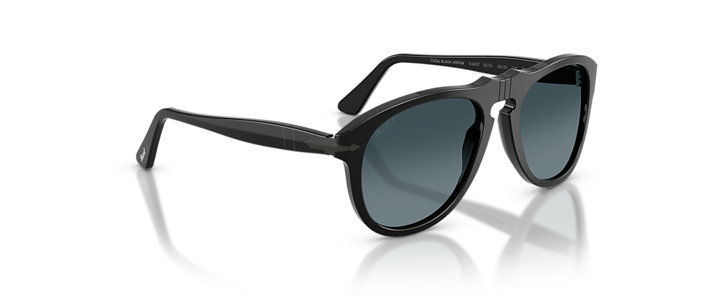 Persol PO0649NE - Total Black Arrow Black Sunglasses