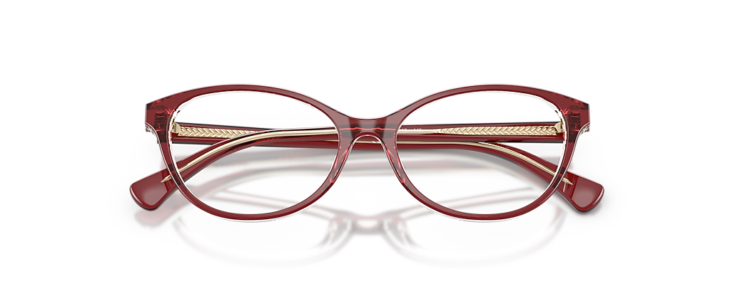 Ralph RA7186U Transparent Dark Burgundy Frames