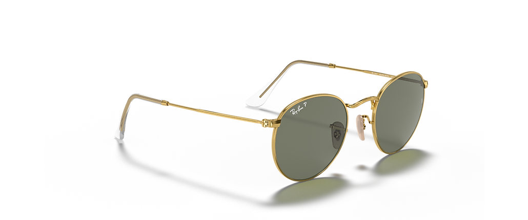 Ray-Ban RB3447 Round Metal Arista Gold Sunglasses Ray-Ban RB3447 Round Metal Arista Gold Sunglasses
