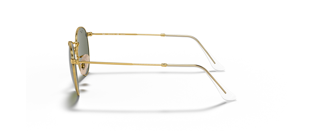 Ray-Ban RB3447 Round Metal Arista Gold Sunglasses Ray-Ban RB3447 Round Metal Arista Gold Sunglasses