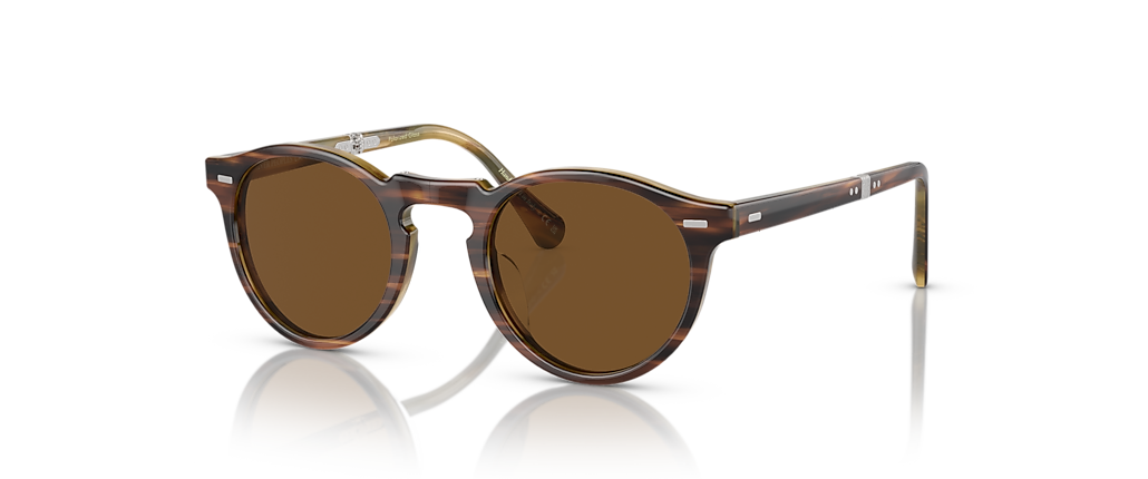 Oliver Peoples OV5456SU Gregory Peck 1962 Amaretto/Striped Honey Sunglasses Oliver Peoples OV5456SU Gregory Peck 1962 Amaretto/Striped Honey Sunglasses