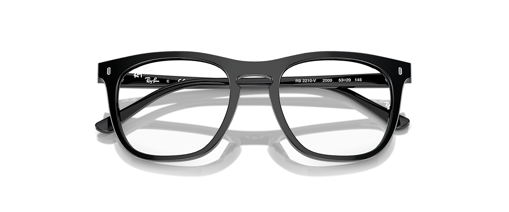 Ray-Ban RB2210V Optics Black Frames