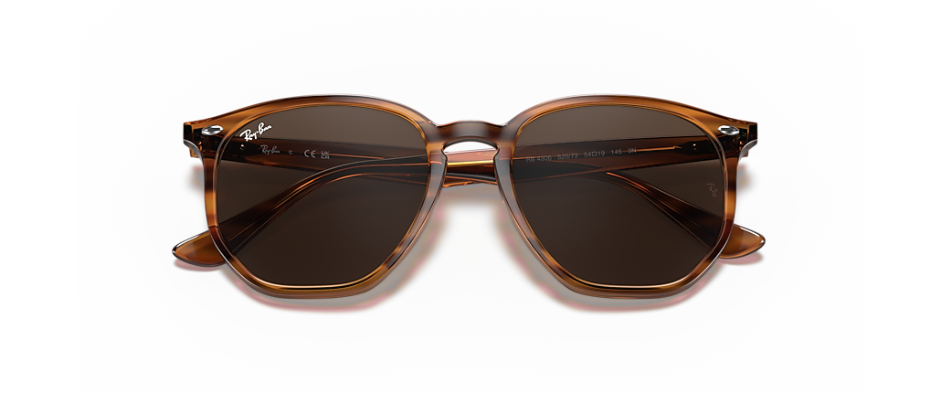 Ray-Ban RB4306 Striped Red Havana Sunglasses Ray-Ban RB4306 Striped Red Havana Sunglasses