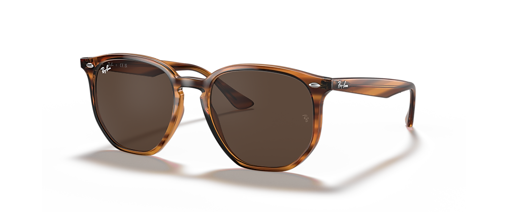 Ray-Ban RB4306 Striped Red Havana Sunglasses Ray-Ban RB4306 Striped Red Havana Sunglasses