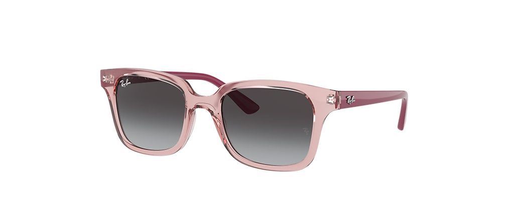 Ray-Ban RB9071S Kids Transparent Pink Sunglasses
