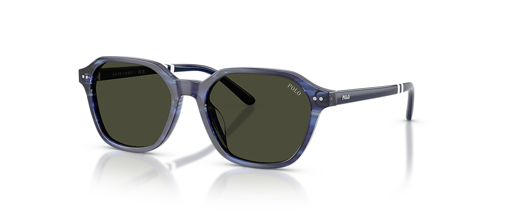 Polo Ralph Lauren PH4234U Shiny Striped Blue Sunglasses Polo Ralph Lauren PH4234U Shiny Striped Blue Sunglasses