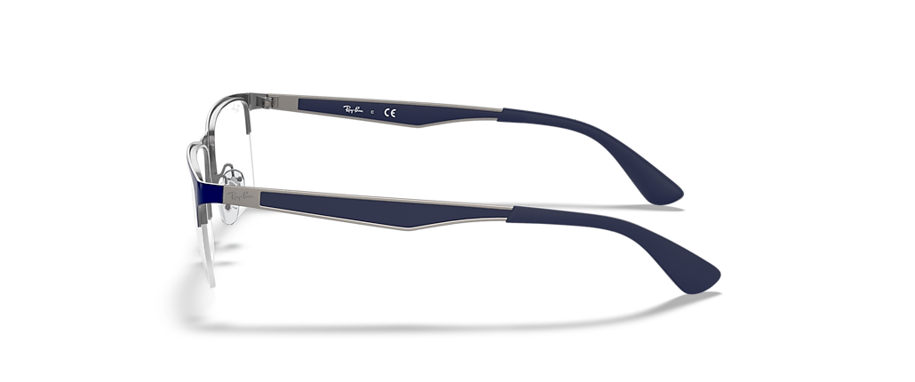 Ray-Ban RB6335 Optics Blue On Gunmetal Frames Ray-Ban RB6335 Optics Blue On Gunmetal Frames