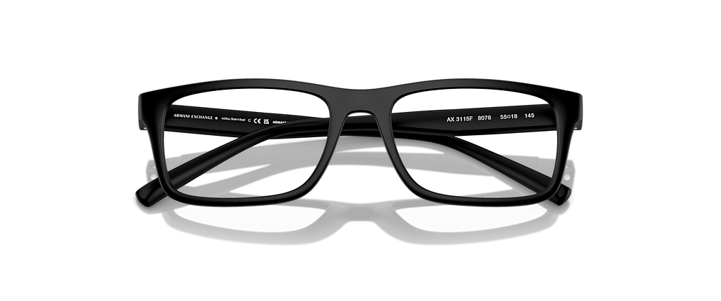Armani Exchange AX3115F Matte Black Frames
