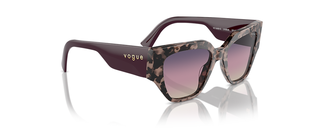 Vogue Eyewear VO5409S Pink Tortoise Sunglasses Vogue Eyewear VO5409S Pink Tortoise Sunglasses