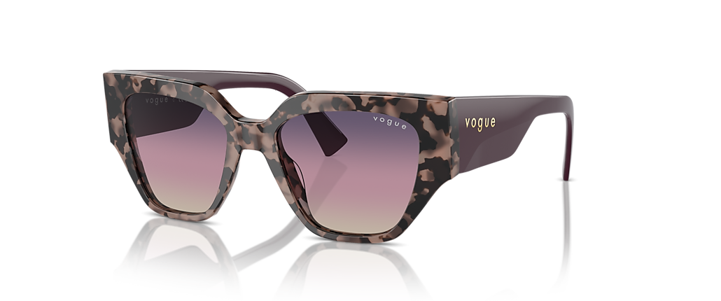 Vogue Eyewear VO5409S Pink Tortoise Sunglasses Vogue Eyewear VO5409S Pink Tortoise Sunglasses