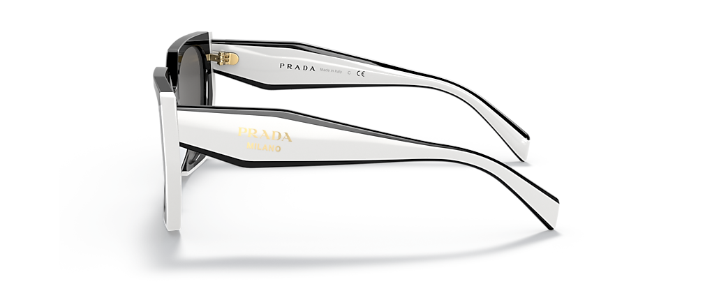 Prada PR 15WSF Black/Talc Sunglasses