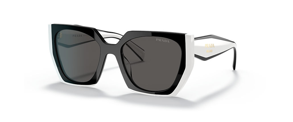 Prada PR 15WSF Black/Talc Sunglasses