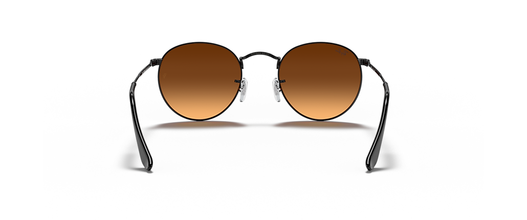 Ray-Ban RB3447 Round Flash Lenses Gradient Black Sunglasses Ray-Ban RB3447 Round Flash Lenses Gradient Black Sunglasses