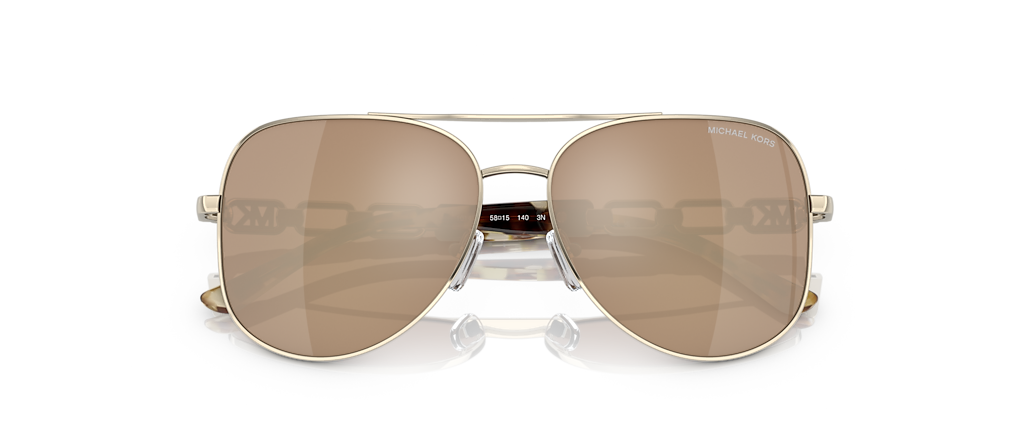Michael Kors MK1121 Chianti Light Gold Sunglasses Michael Kors MK1121 Chianti Light Gold Sunglasses