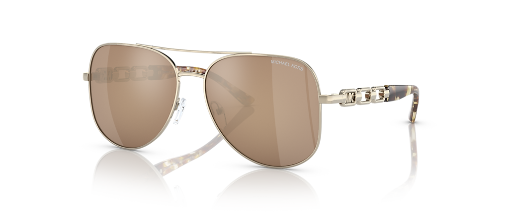 Michael Kors MK1121 Chianti Light Gold Sunglasses Michael Kors MK1121 Chianti Light Gold Sunglasses