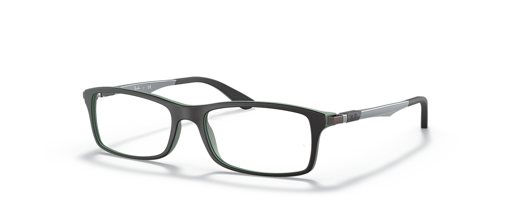 Ray-Ban RB7017 Optics Black On Green Frames Ray-Ban RB7017 Optics Black On Green Frames
