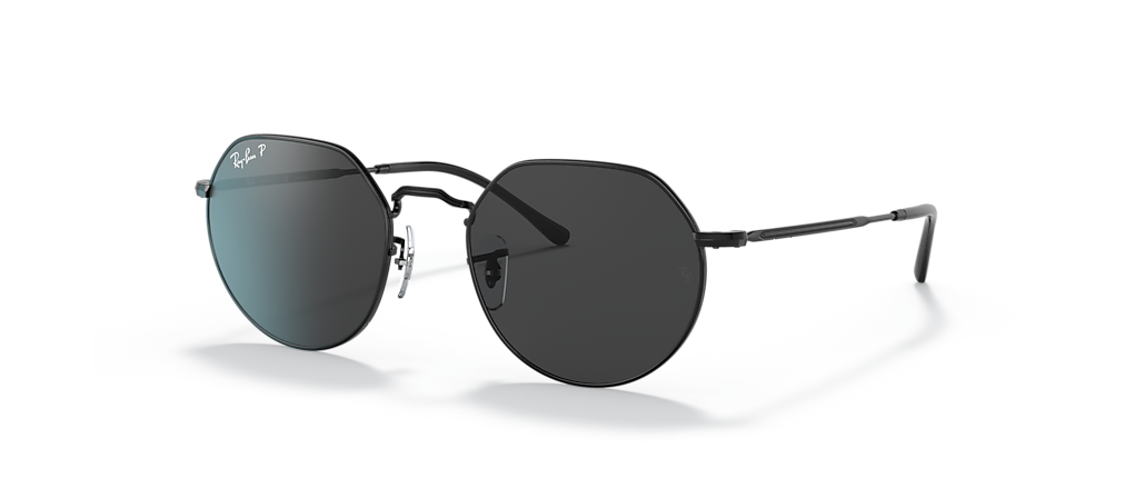 Ray-Ban RB3565 Jack Sunglasses with Black lenses and Black