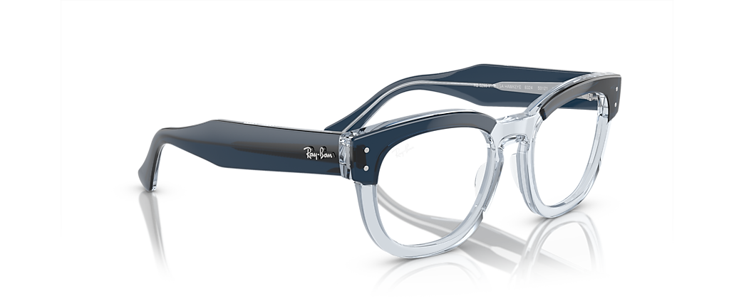 Ray-Ban RB0298V Mega Hawkeye Optics Blue On Transparent Blue Frames