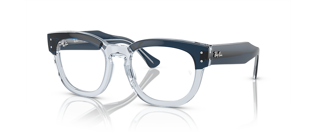Ray-Ban RB0298V Mega Hawkeye Optics Blue On Transparent Blue Frames