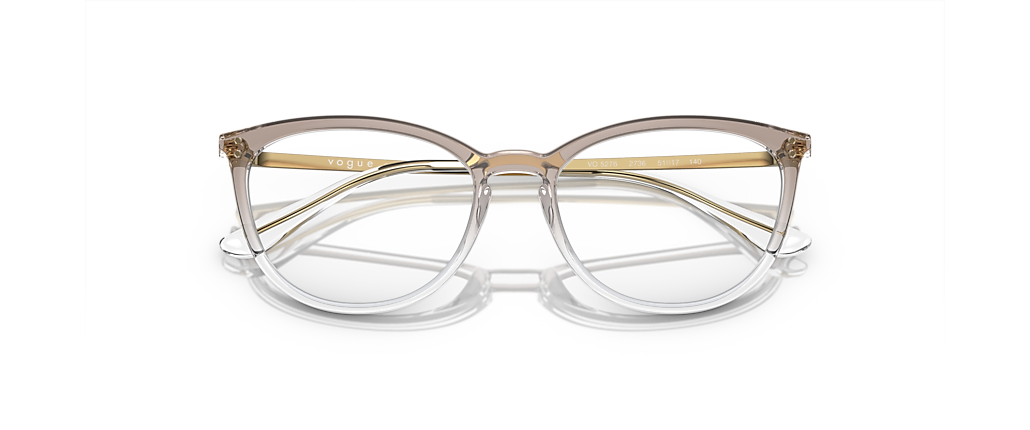 Vogue Eyewear VO5276 Top Gradient Brown/Crystal Frames Vogue Eyewear VO5276 Top Gradient Brown/Crystal Frames