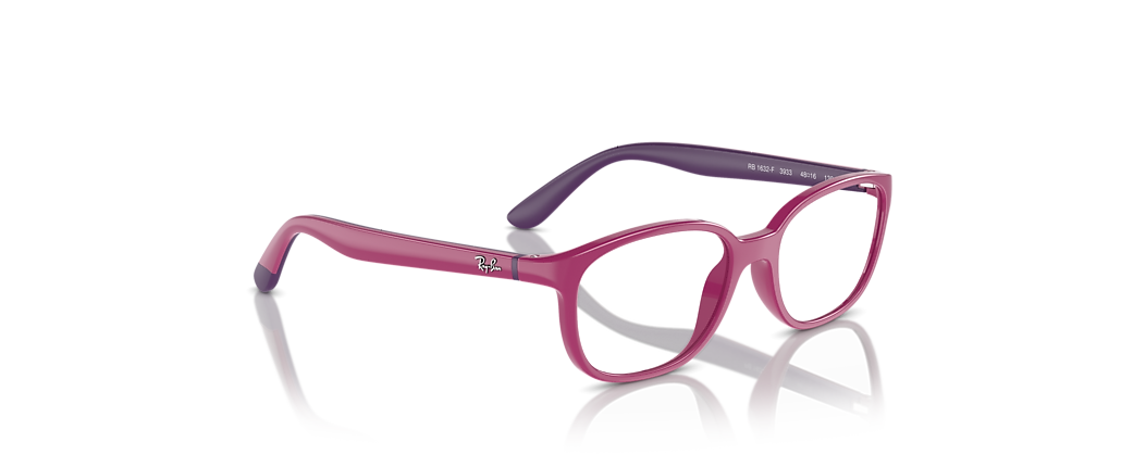 Ray-Ban RB1632F RB1632 Optics Kids Bio-Based Fuchsia On Violet Frames