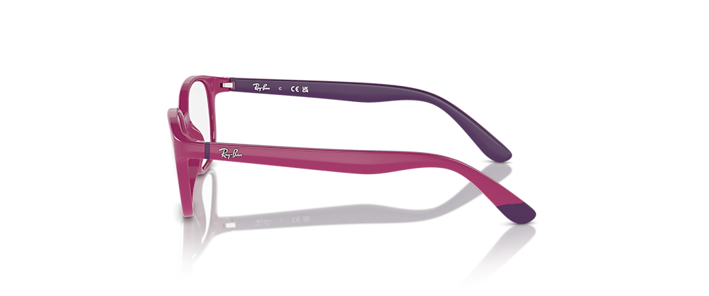 Ray-Ban RB1632F RB1632 Optics Kids Bio-Based Fuchsia On Violet Frames