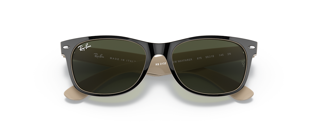 Ray-Ban RB2132 New Wayfarer Color Mix Black Sunglasses Ray-Ban RB2132 New Wayfarer Color Mix Black Sunglasses