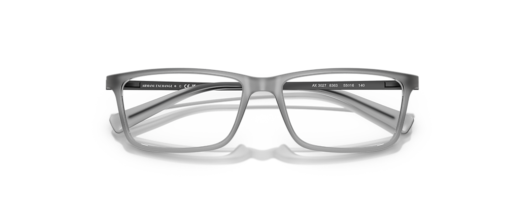 Armani Exchange AX3027 Frosted Dark Grey Frames Armani Exchange AX3027 Frosted Dark Grey Frames